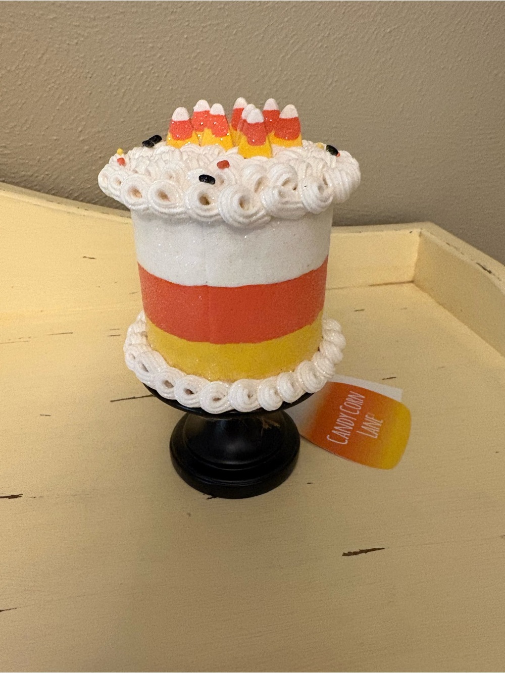 Candy Corn Lane Cake NWT 6” - Picture 4 of 8